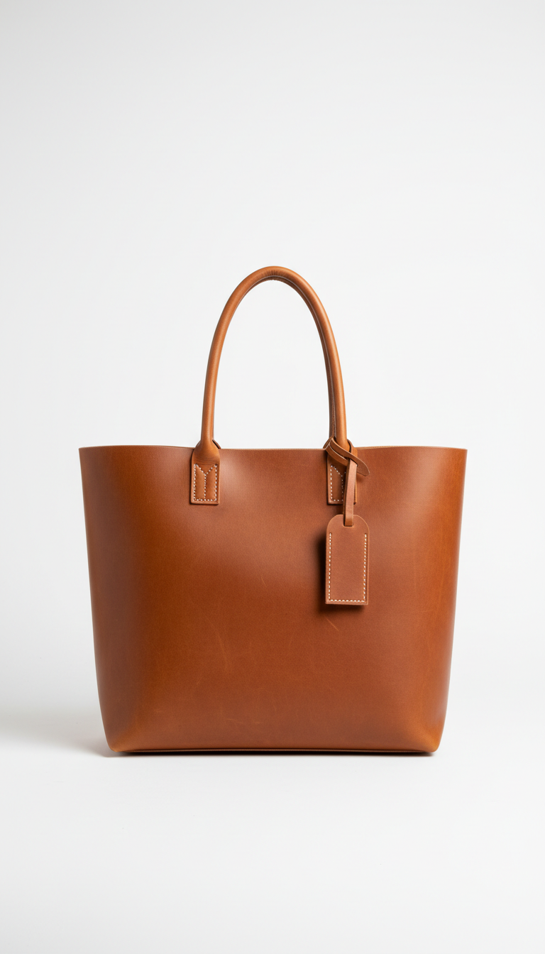 Full-Grain Leather Tote Bag