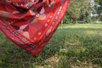 Red Queen size decor quilt - Aankona
