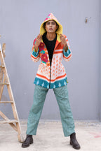 Handwoven Multicolor Reversible Jacket