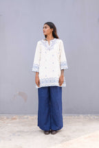 Handwoven White Jamdani Shirt