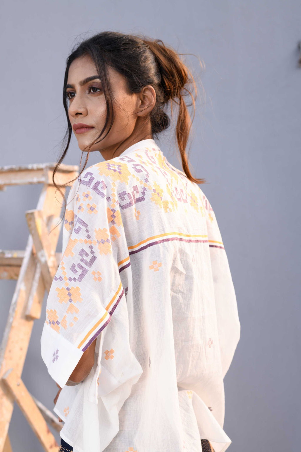 Handwoven Cotton Jamdani Shirt