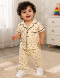 Beige Night Suit - Kids