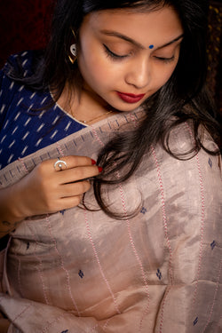 Silk jamdani Saree - Aankona