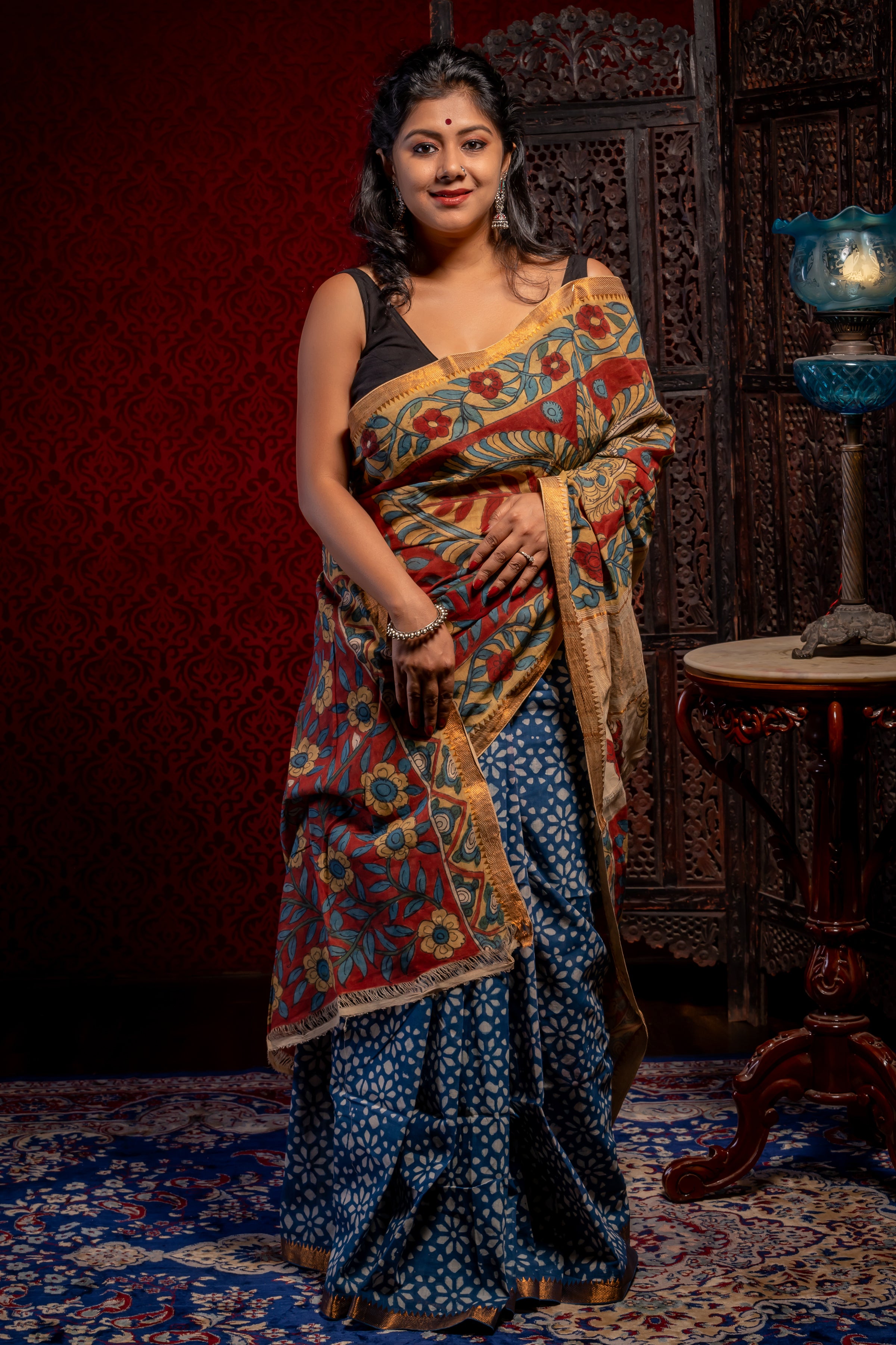 MONGOLGIRI Saree - Aankona