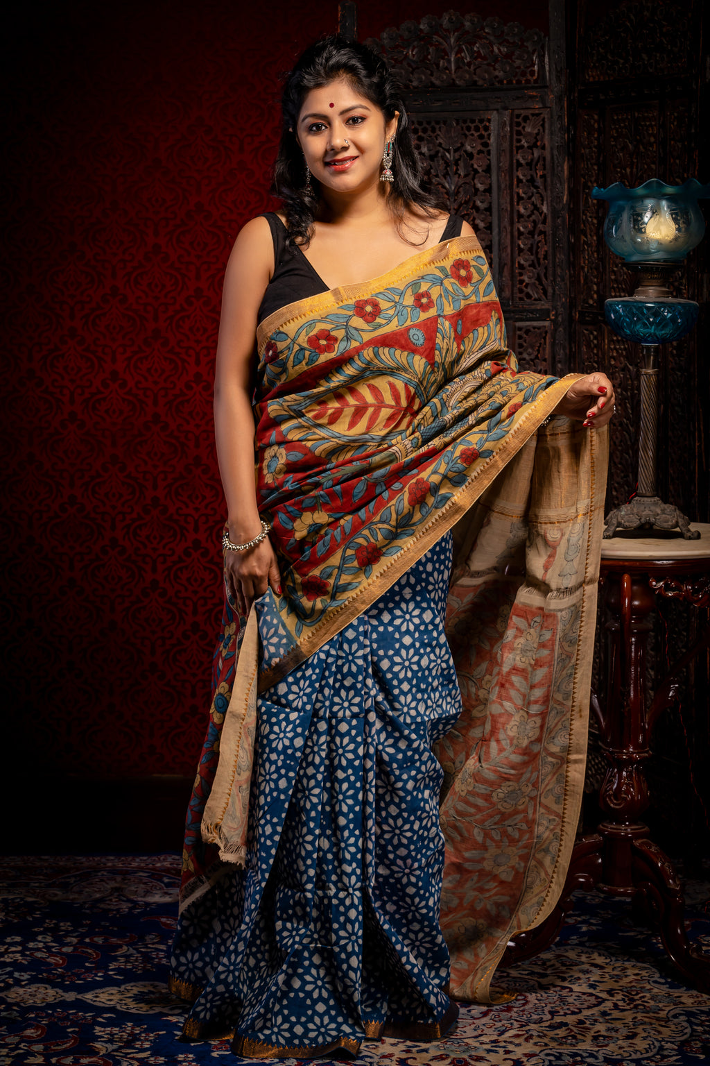 MONGOLGIRI Saree - Aankona