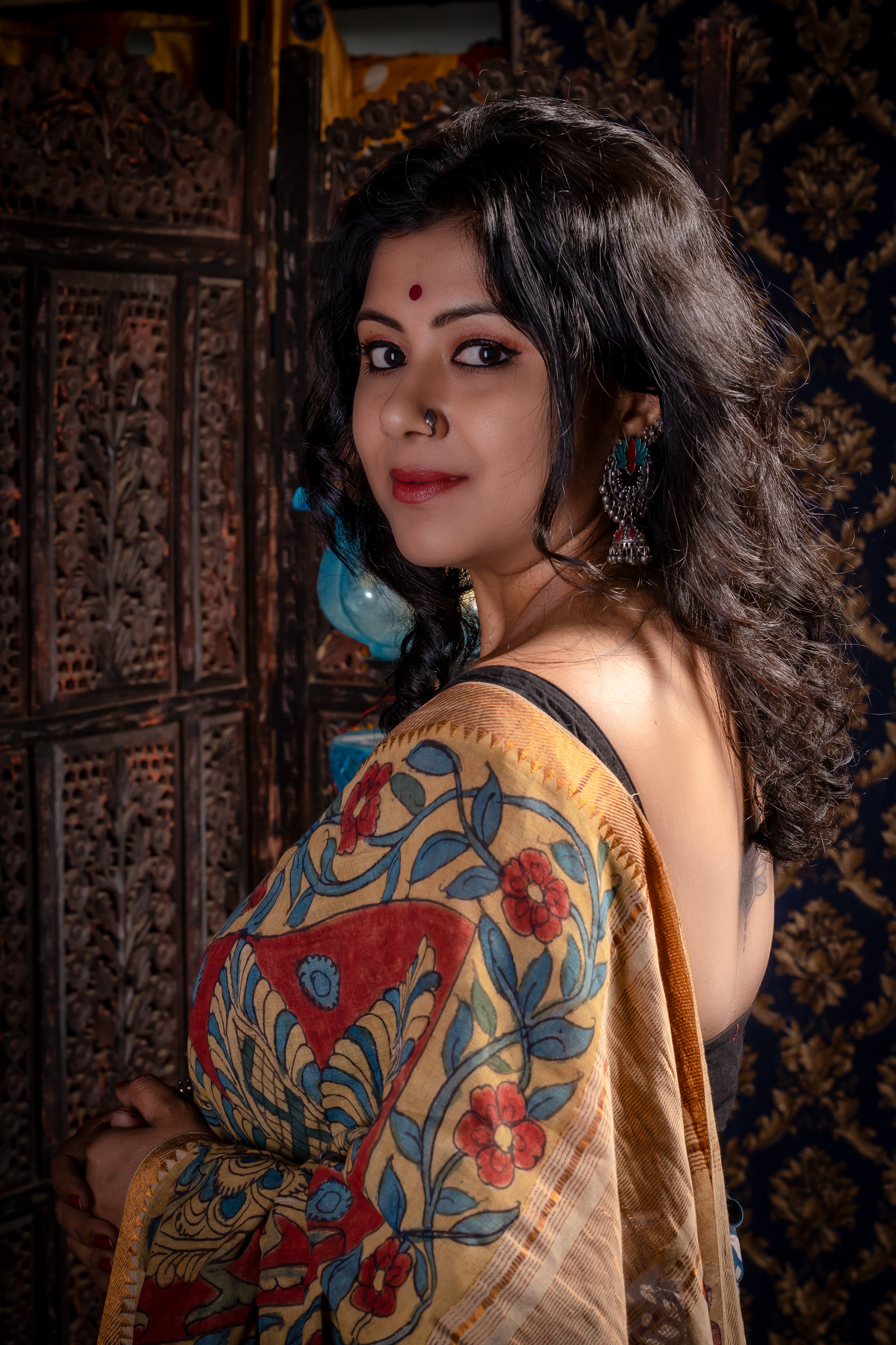 MONGOLGIRI Saree - Aankona