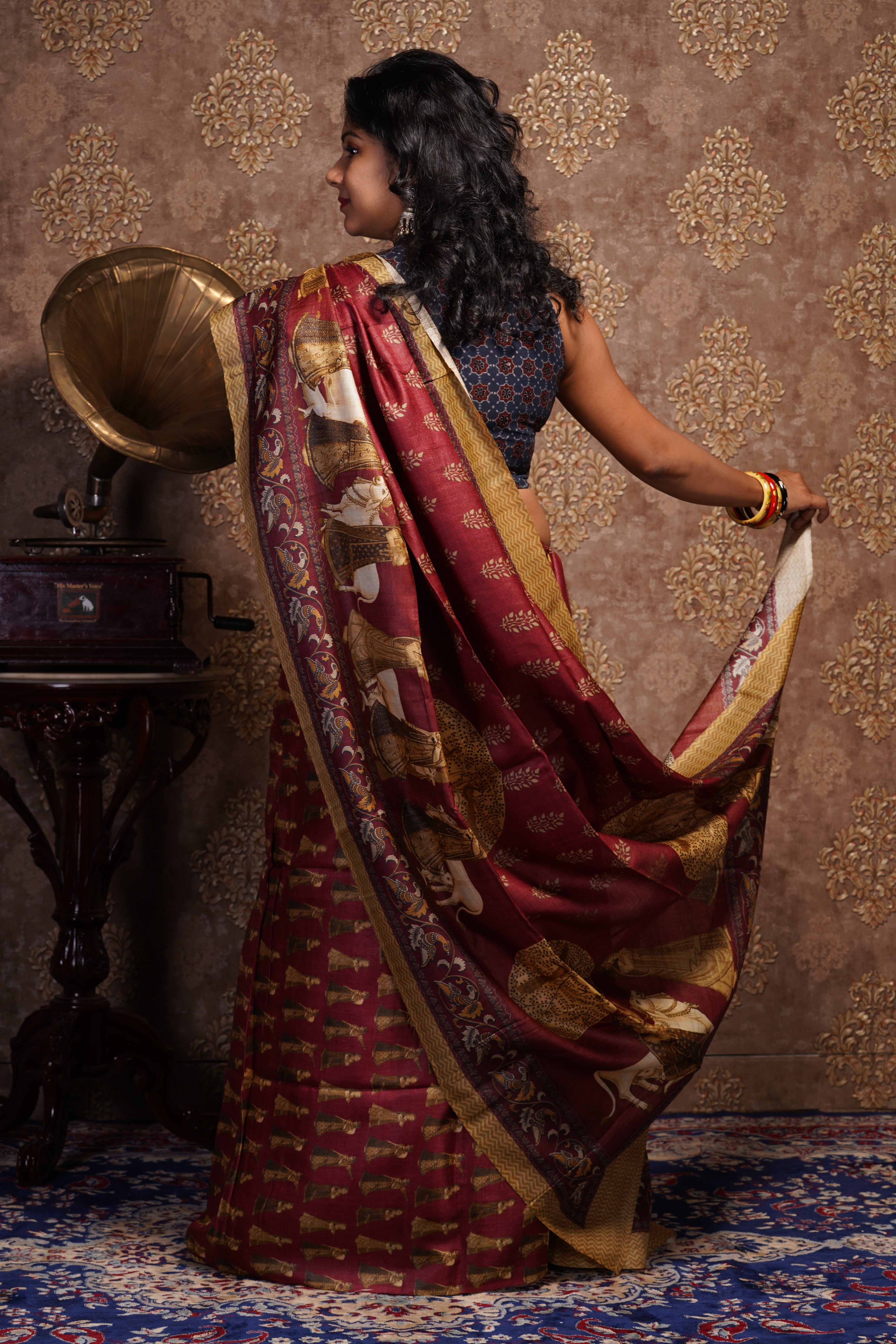 Elegent Tussar saree - Aankona