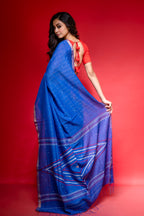 Handwoven Blue Jamdani Saree