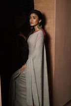 Handwoven Gray Jamdani