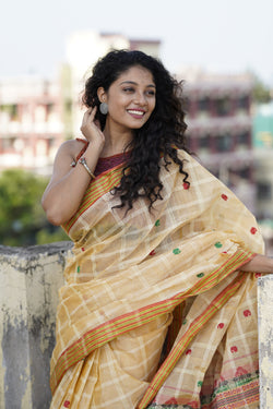 Handwoven assam saree