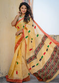 Handwoven Assam Kaziranga Saree
