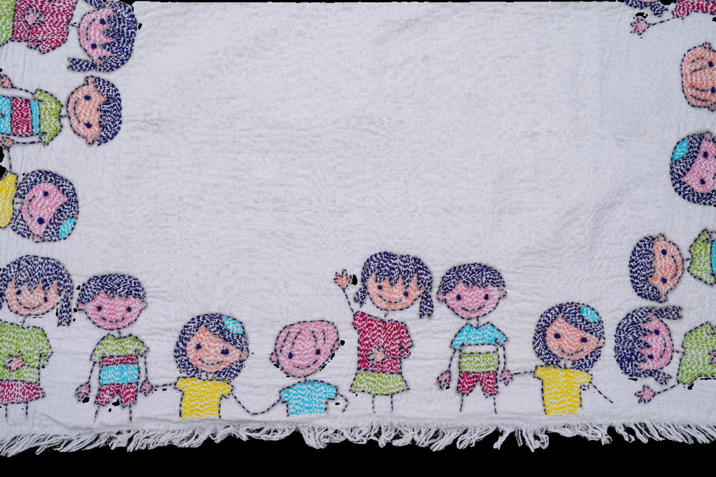 Happy Face Baby Quilt - Aankona