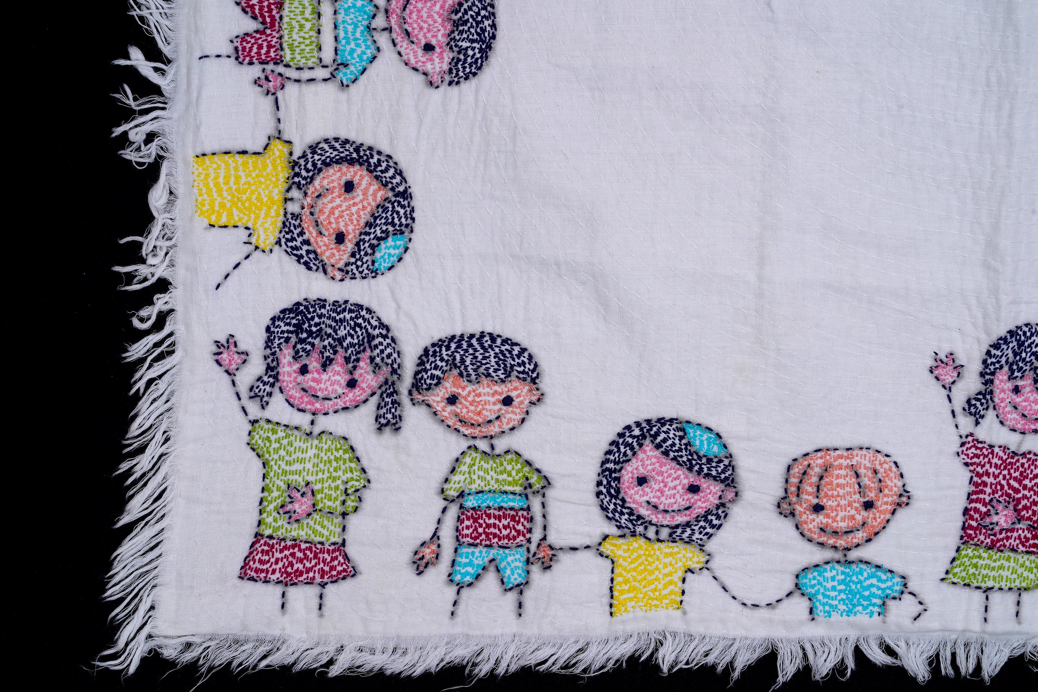 Happy Face Baby Quilt - Aankona