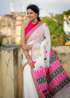 Assam Noni Saree,Aankona,silk/cotton saree