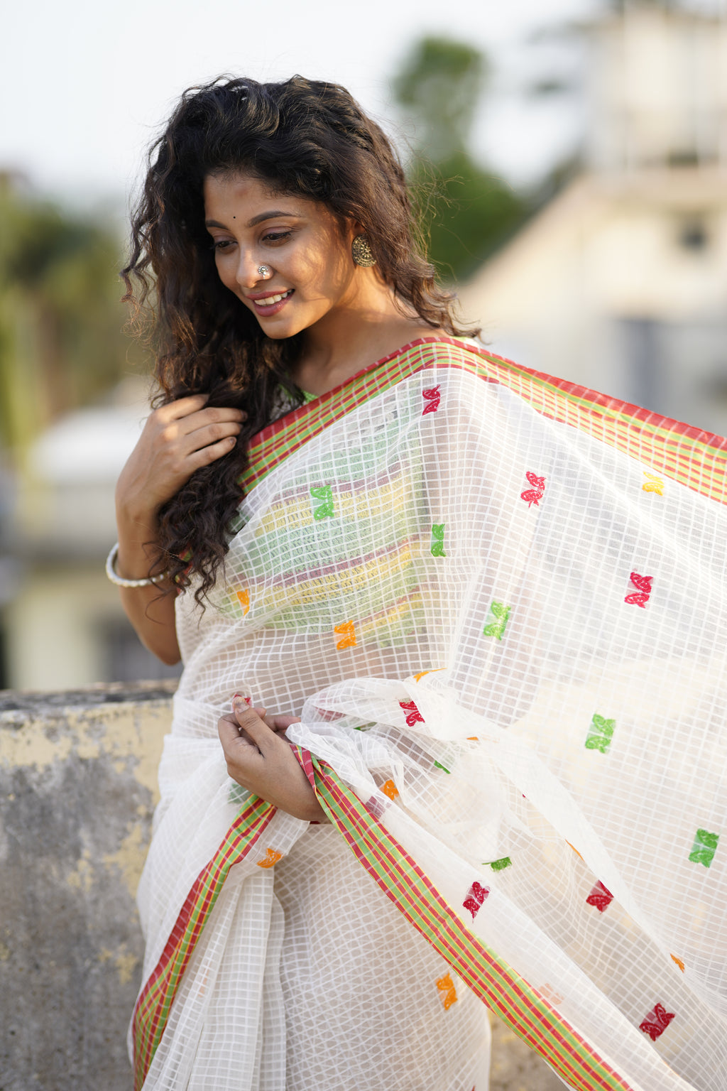Assam Noni Saree,Aankona,silk/cotton saree