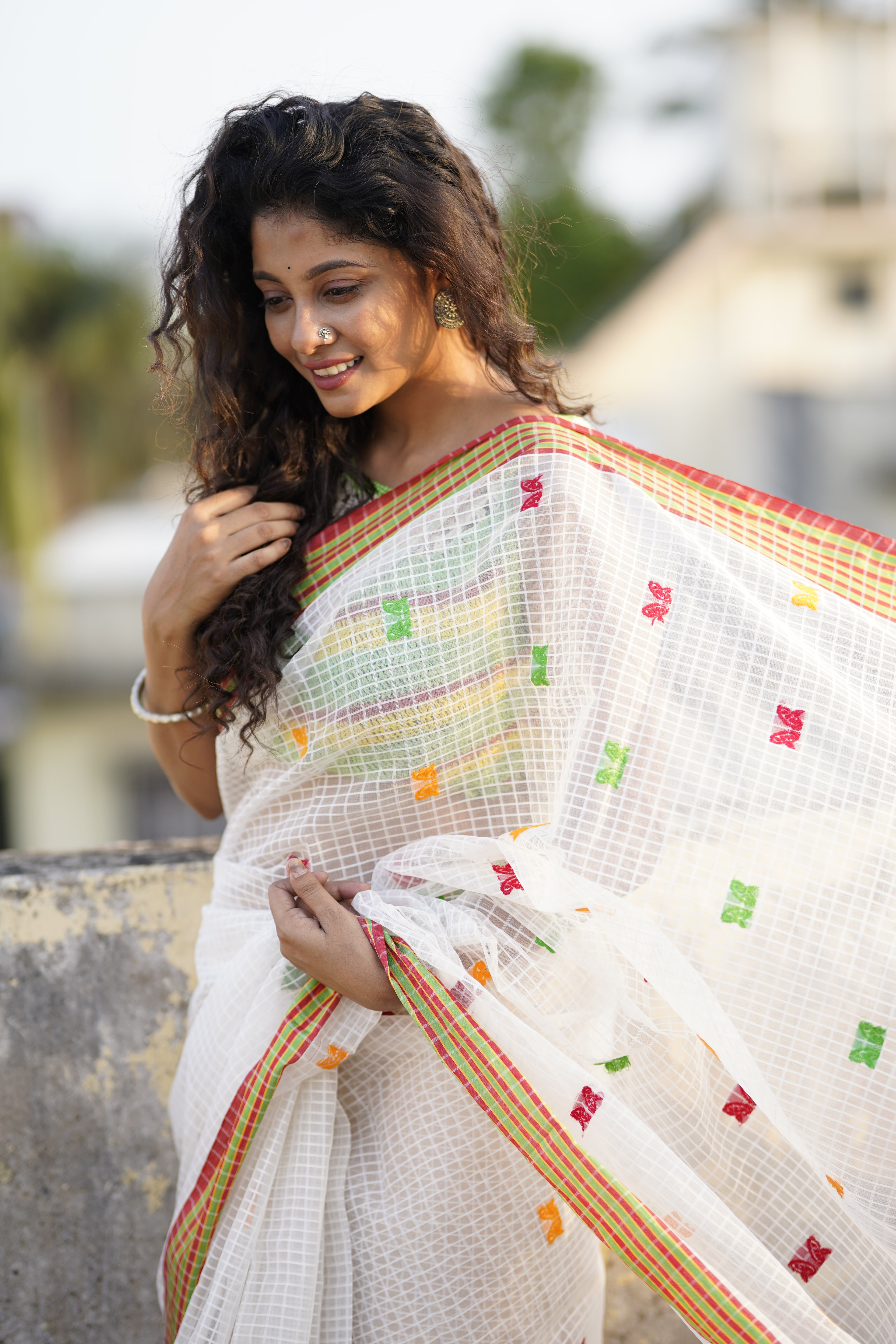 Assam Noni Saree,Aankona,silk/cotton saree