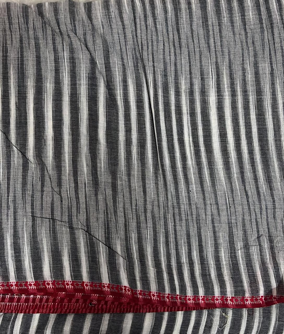 Tie Die Fabric with Jacquard  Border